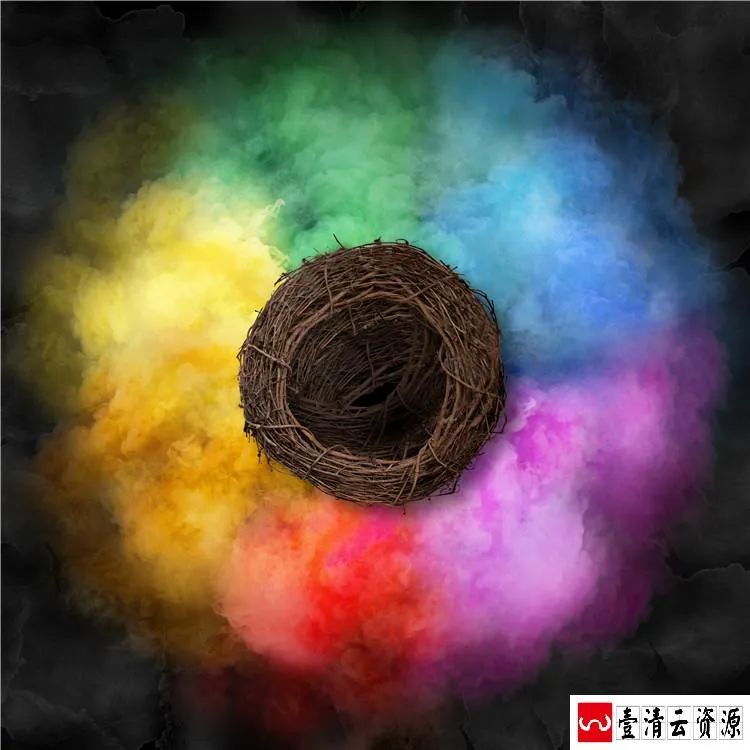 【S1489】【素材】创意新生婴儿满月写真抠图背景PSD模板宝宝百天照后期设计JPG素材