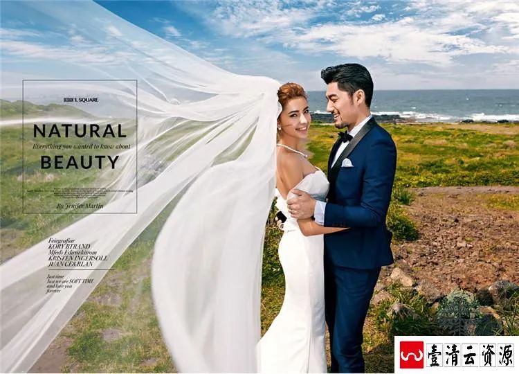 【S1575】【素材】喜庆婚纱写真相册时尚大气杂志风格影楼外拍摄影PSD模板素材