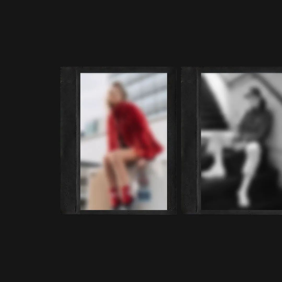 【S1656】【素材】ins复古相册相框PSD模板拍立得胶片旅拍写真摄影照片排版设计素材