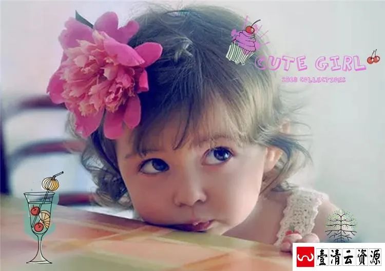 【S1565】【素材】意英文儿童写真模板唯美高端影楼拍摄相册PSD分层素材合集
