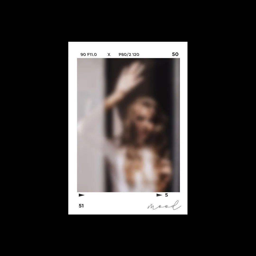 【S1656】【素材】ins复古相册相框PSD模板拍立得胶片旅拍写真摄影照片排版设计素材