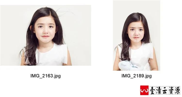 【S1644】【素材】小可爱宝贝影楼摄影儿童写真照放大样片JPG格式PSD相册模板