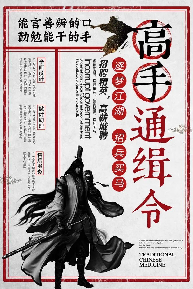 【S1522】【素材】最新创意招聘海报PSD设计素材源文件