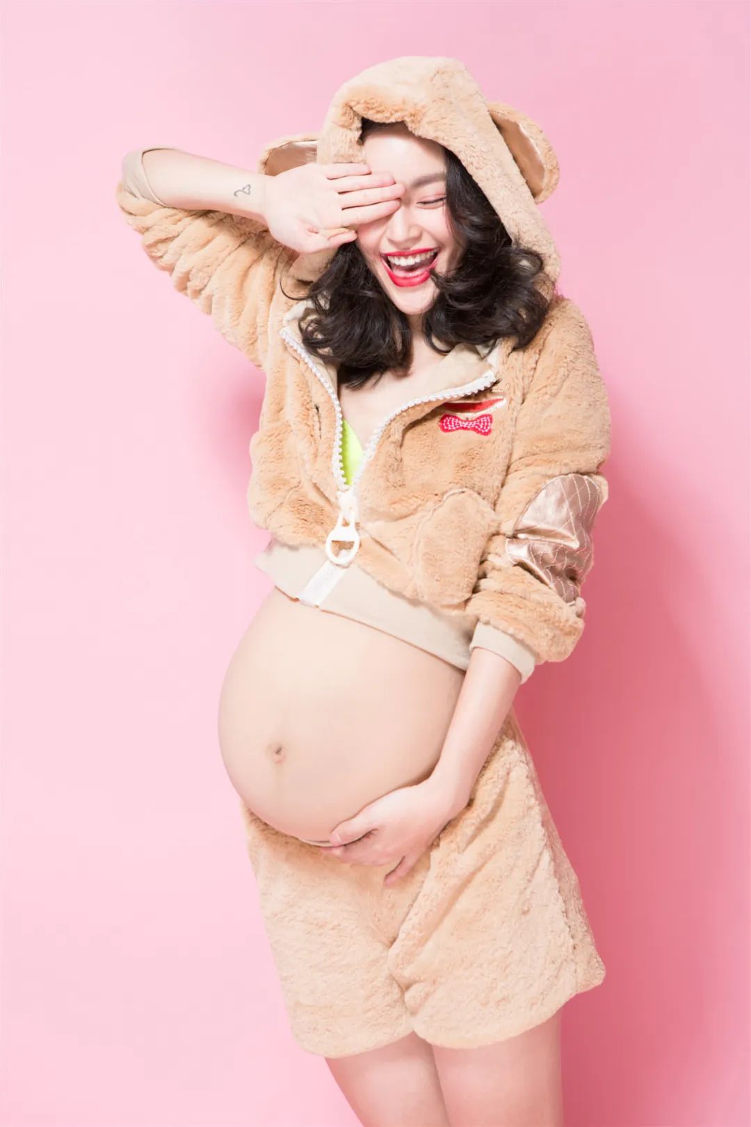 【S1527】【素材】粉色主题孕妇妈咪样片放大样照室内展会影楼摄影JPG格式素材