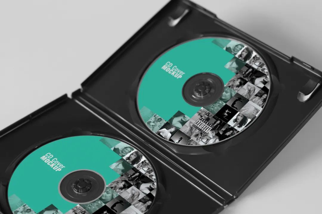 【S1721】【素材】光盘CD贴图样机psd设计素材源文件