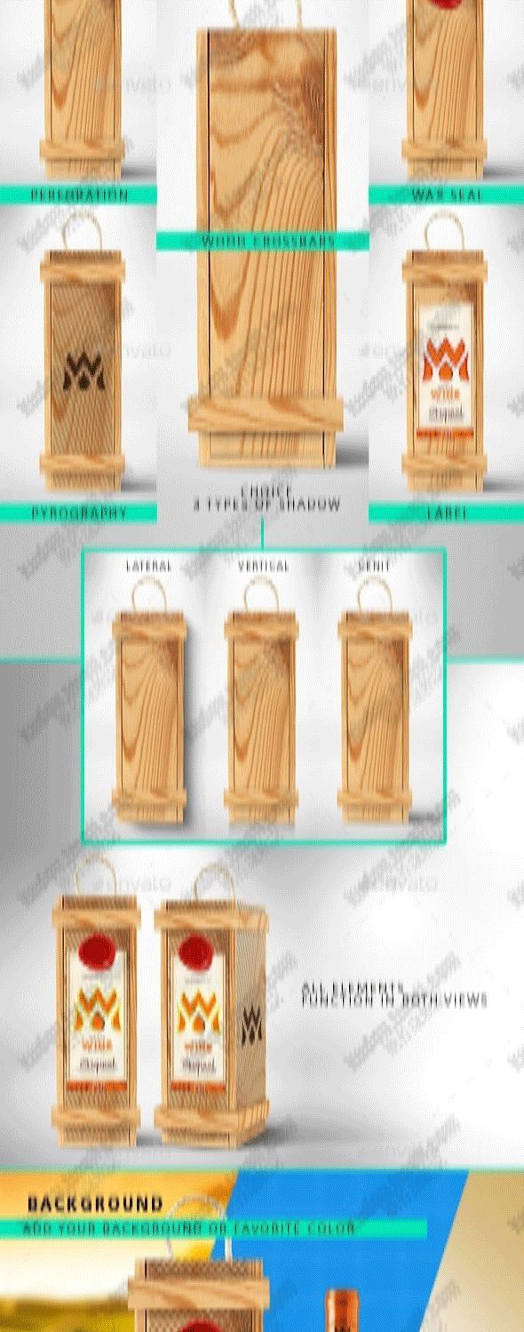 【S1896】【素材】葡萄酒品牌PSD样机设计素材源文件