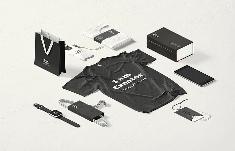 【S1831】【素材】时尚VI贴图智能样机02-88办公用品LOGO名片宣传册品牌模版PSD素材