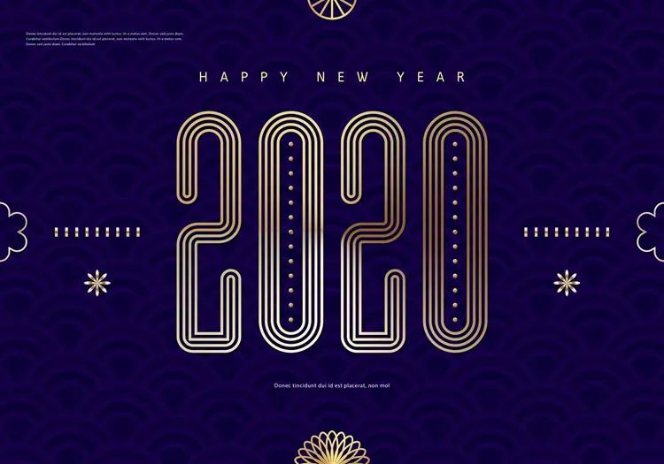 【S1747】【素材】30款2020年鼠年立体艺术字PSD设计素材源文件