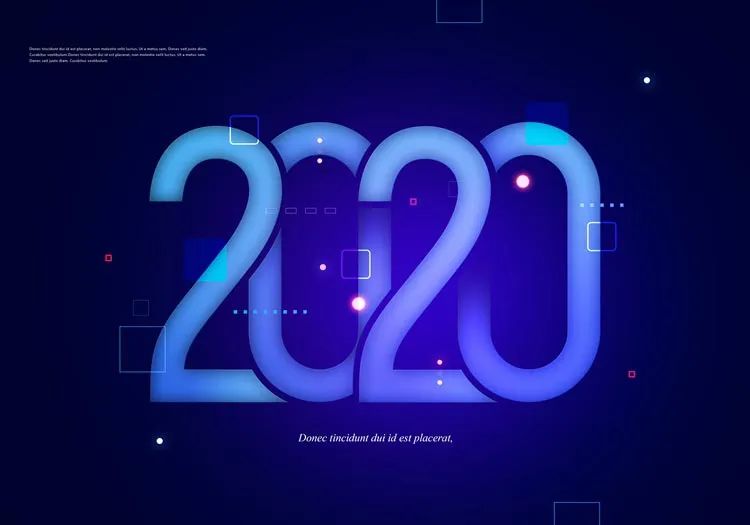 【S1747】【素材】30款2020年鼠年立体艺术字PSD设计素材源文件