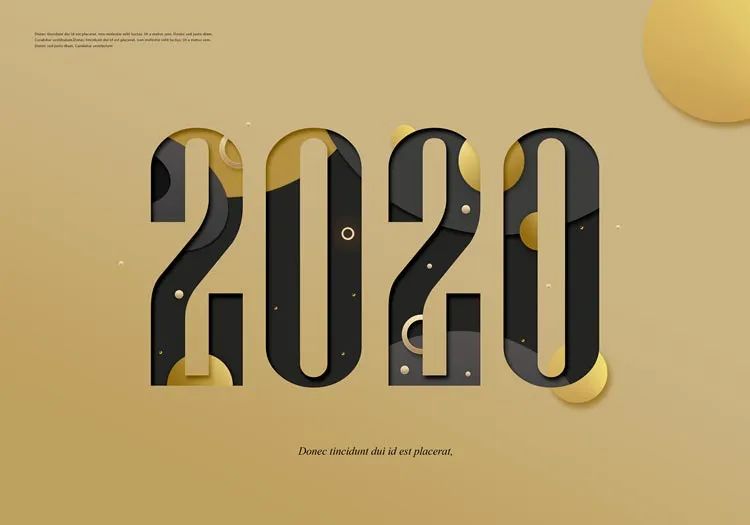 【S1747】【素材】30款2020年鼠年立体艺术字PSD设计素材源文件