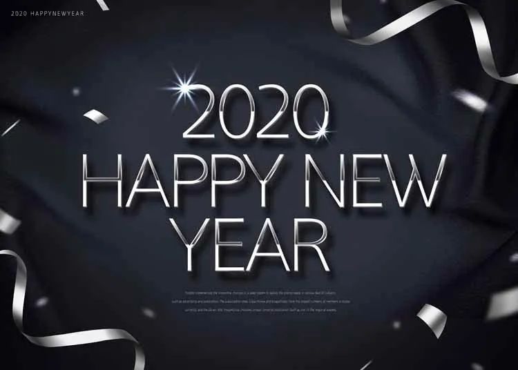 【S1747】【素材】30款2020年鼠年立体艺术字PSD设计素材源文件