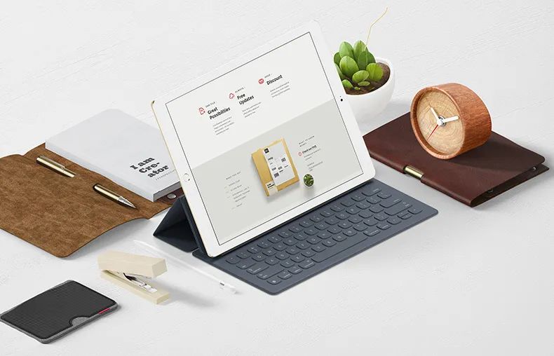 【S1831】【素材】时尚VI贴图智能样机02-88办公用品LOGO名片宣传册品牌模版PSD素材