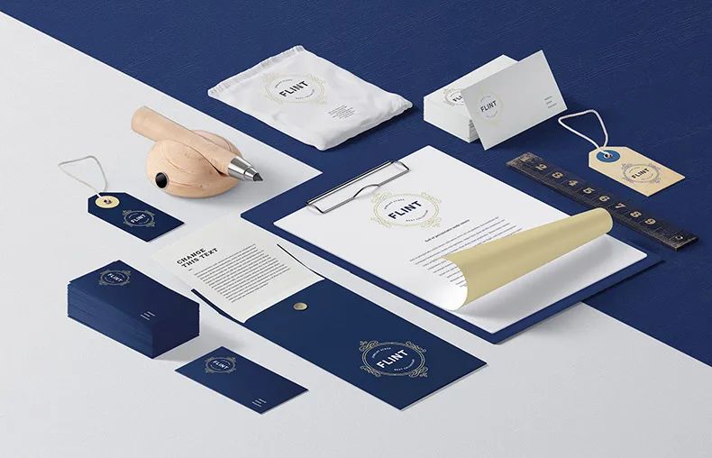 【S1831】【素材】时尚VI贴图智能样机02-88办公用品LOGO名片宣传册品牌模版PSD素材