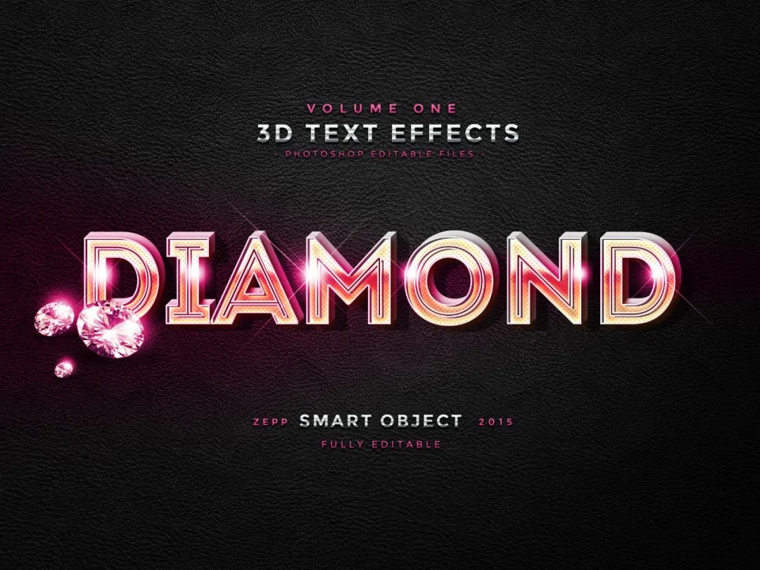 【S1793】【素材】3D立体字体效果（91个）PSD设计素材源文件
