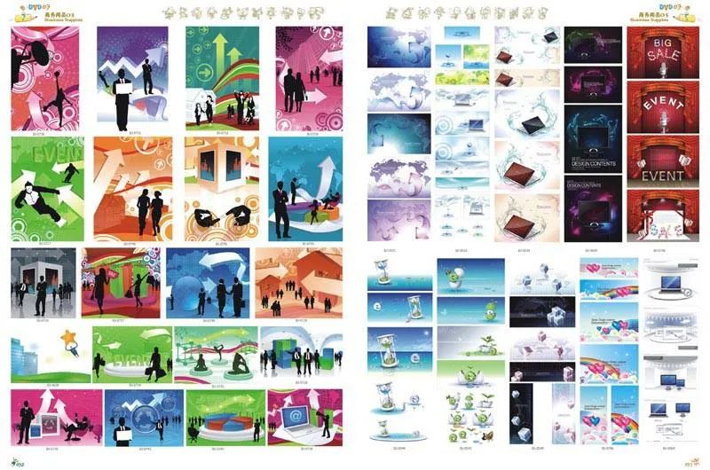 【S1789】【素材】时尚插画素材图库28DVD合集