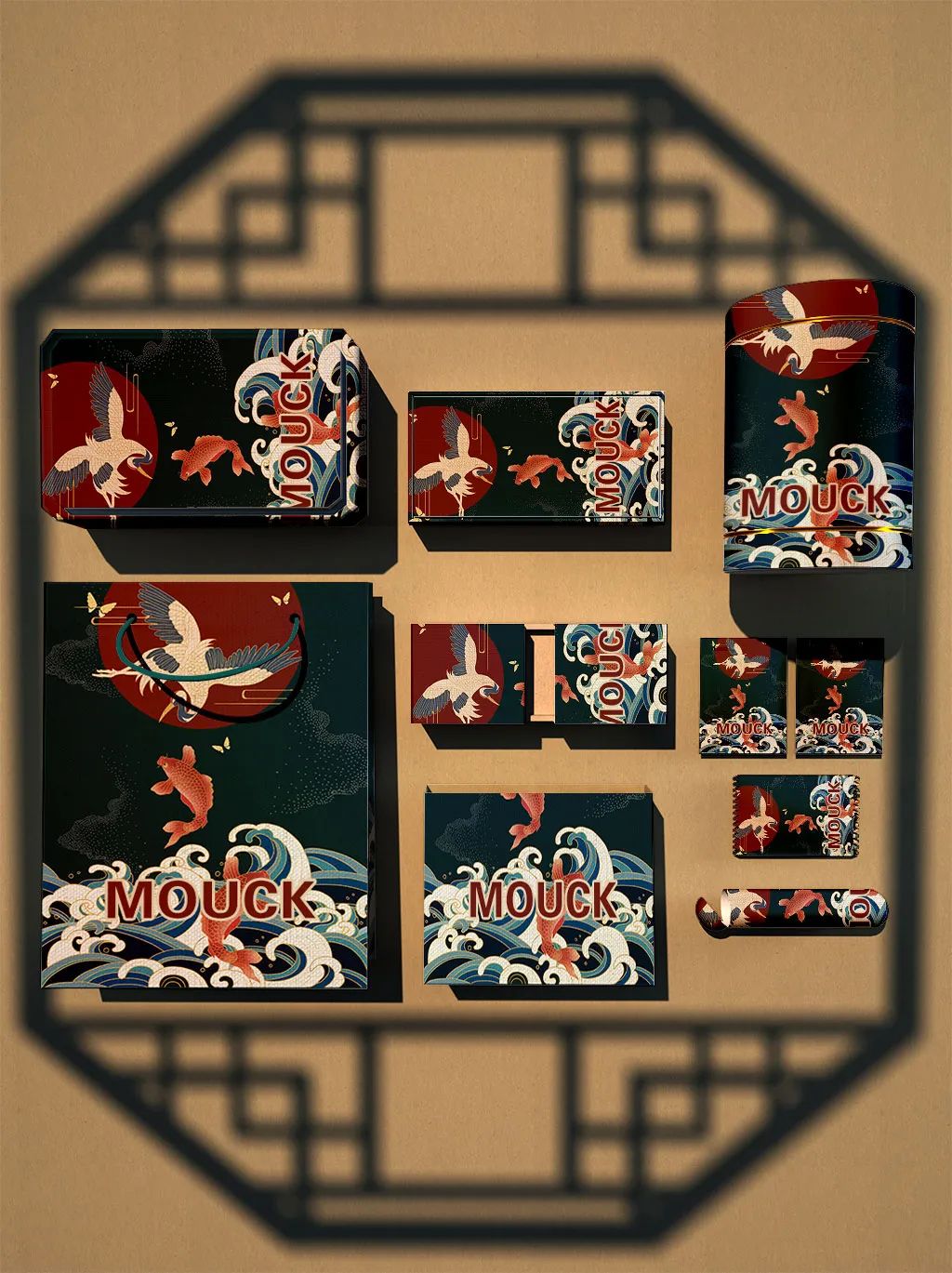 【S1746】【素材】中国国潮风设计资源合集PSD设计素材源文件