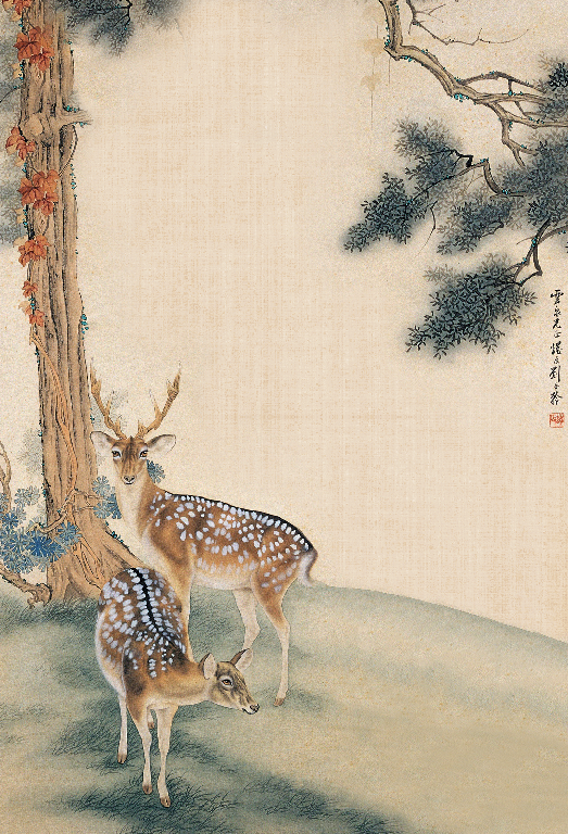【S1975】【素材】工笔画PSD模板113款设计素材源文件