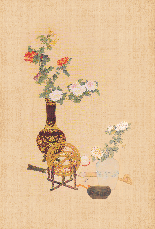 【S1975】【素材】工笔画PSD模板113款设计素材源文件